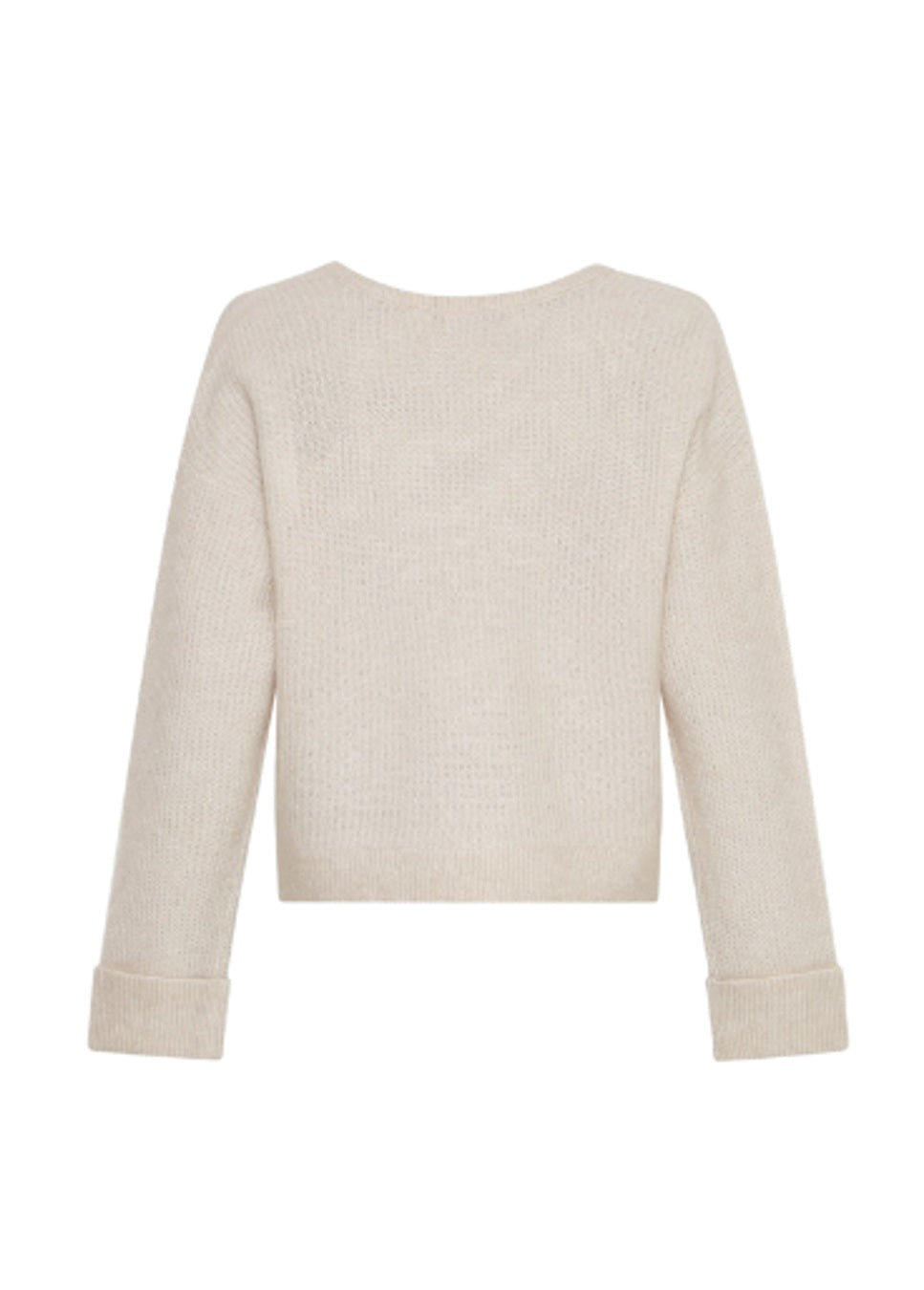 De beige gebreide Evonna Nenaya trui van het merk MSCH Copenhagen. Deze beige dames trui is gemaakt van een zachte, gebreide kwaliteit, heeft een V-hals en omgegeslagen mouwen. Shop de nieuwe collectie dames truien van MSCH Copenhagen. Van beige truien tot groene gebreide truien online bij dameskleding Boetiek Aniek.