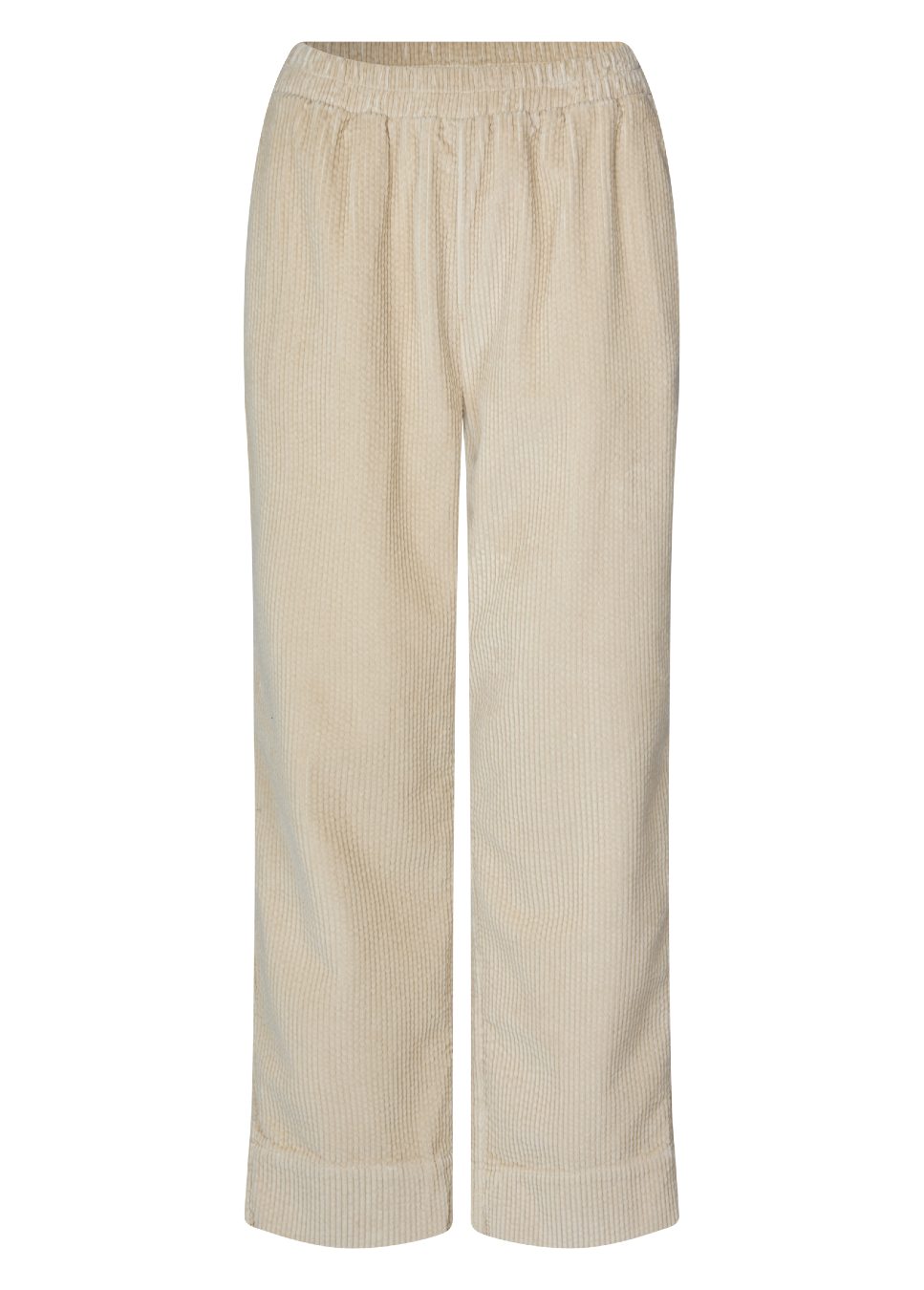 De beige Berinna corduroy broek van het merk mbyM. Deze beige corduroy broek is gemaakt van 100% katoen, heeft een losse pasvorm, elastische tailleband, steekzakken. Combineer de beige corduroy broek met het bijpassene beige corduroy jasje. Shop de nieuwe collectie dames broeken, mbyM broeken bij Boetiek Aniek.