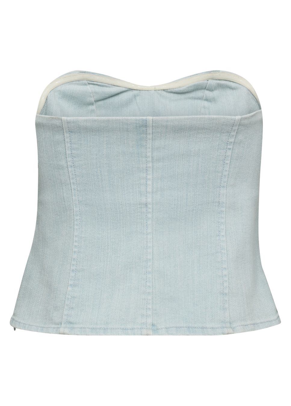 Co Couture TerraCC denim corsage corset top achterkant