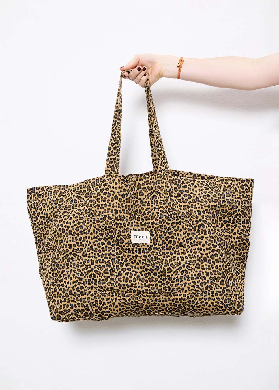 FRNCH Vida Leopard Bag voorkant