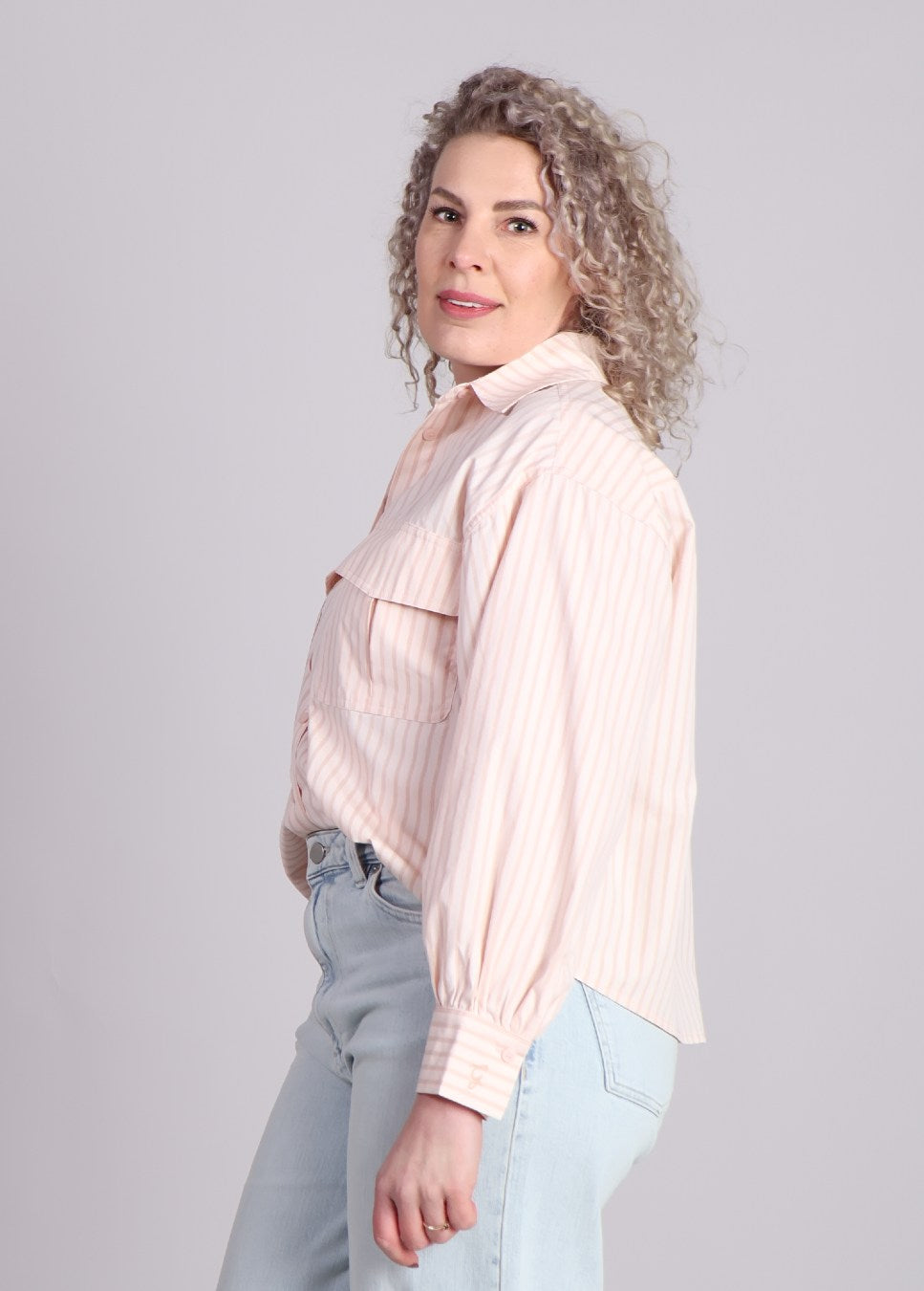 zomerse roze gestreepte blouse phoebe van grace en mila