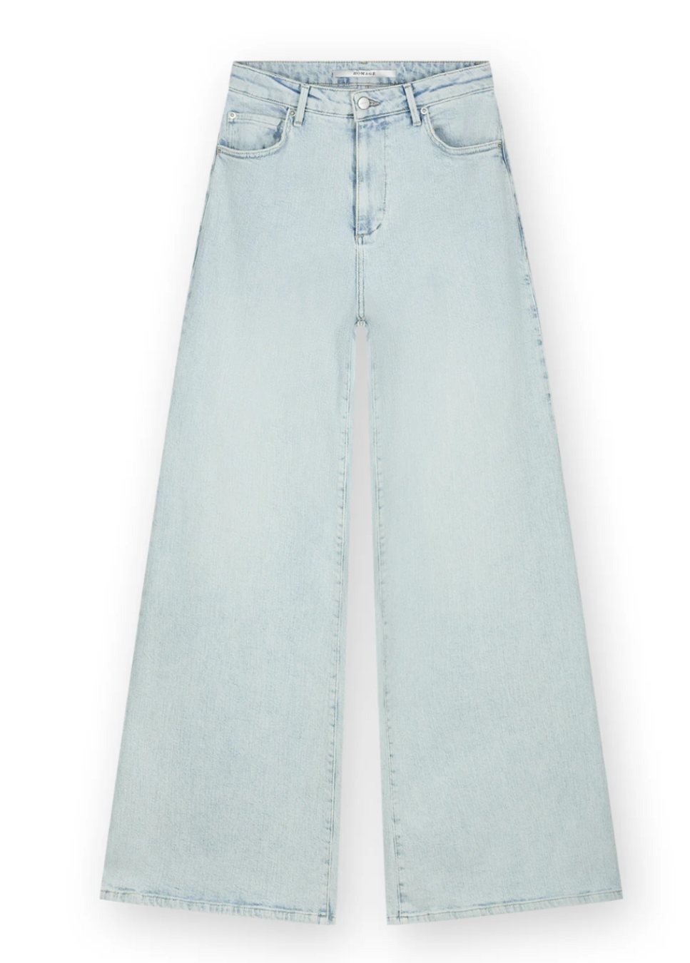 Homage Rosie extra wide leg jeans lichtblauw-oorkant 