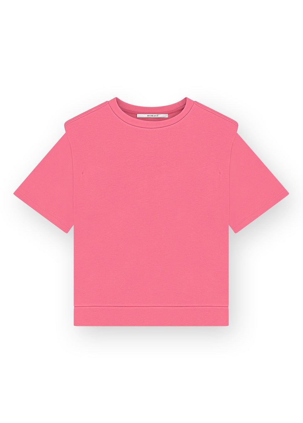 T-Shirt met schouderdetails Roze van Homage 