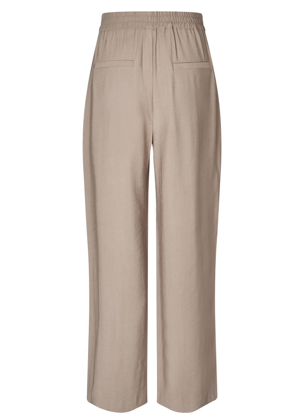 bandplooibroek modstrom Fanya MD, beige pantalon product foto achterkant