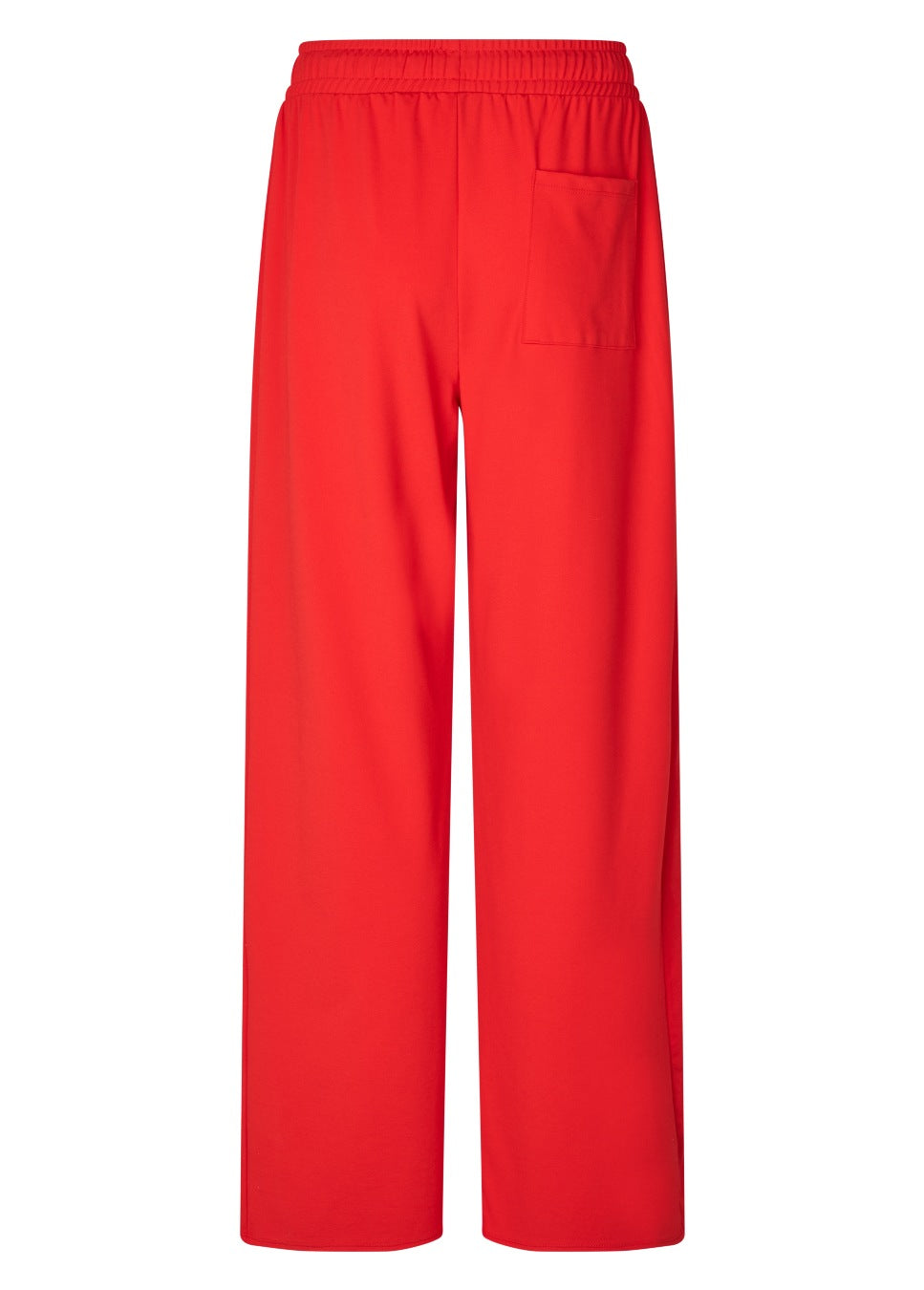 Track pants rood Modstrom MariettaMD lange broek met elastische taille en strikkoord achterkant