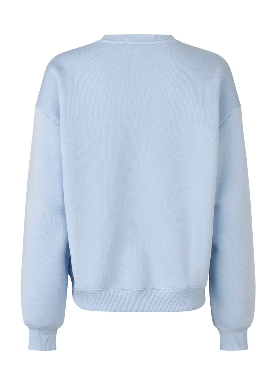 Modstrom TiaMD sweater lichtblauw met logo achterkant