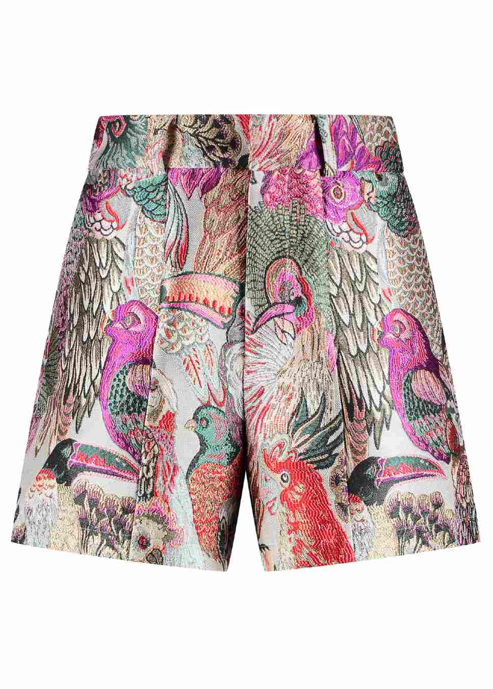 product foto Studio Amaya short lola met papegaai print voorkant