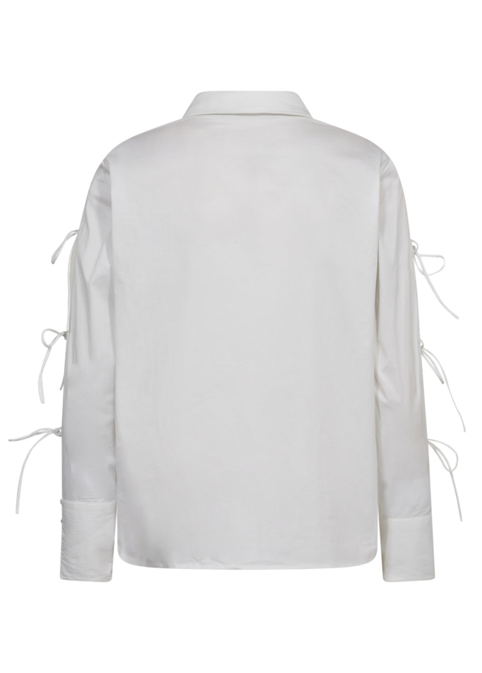 Witte dames blouse met strikjes CO Couture achterkant