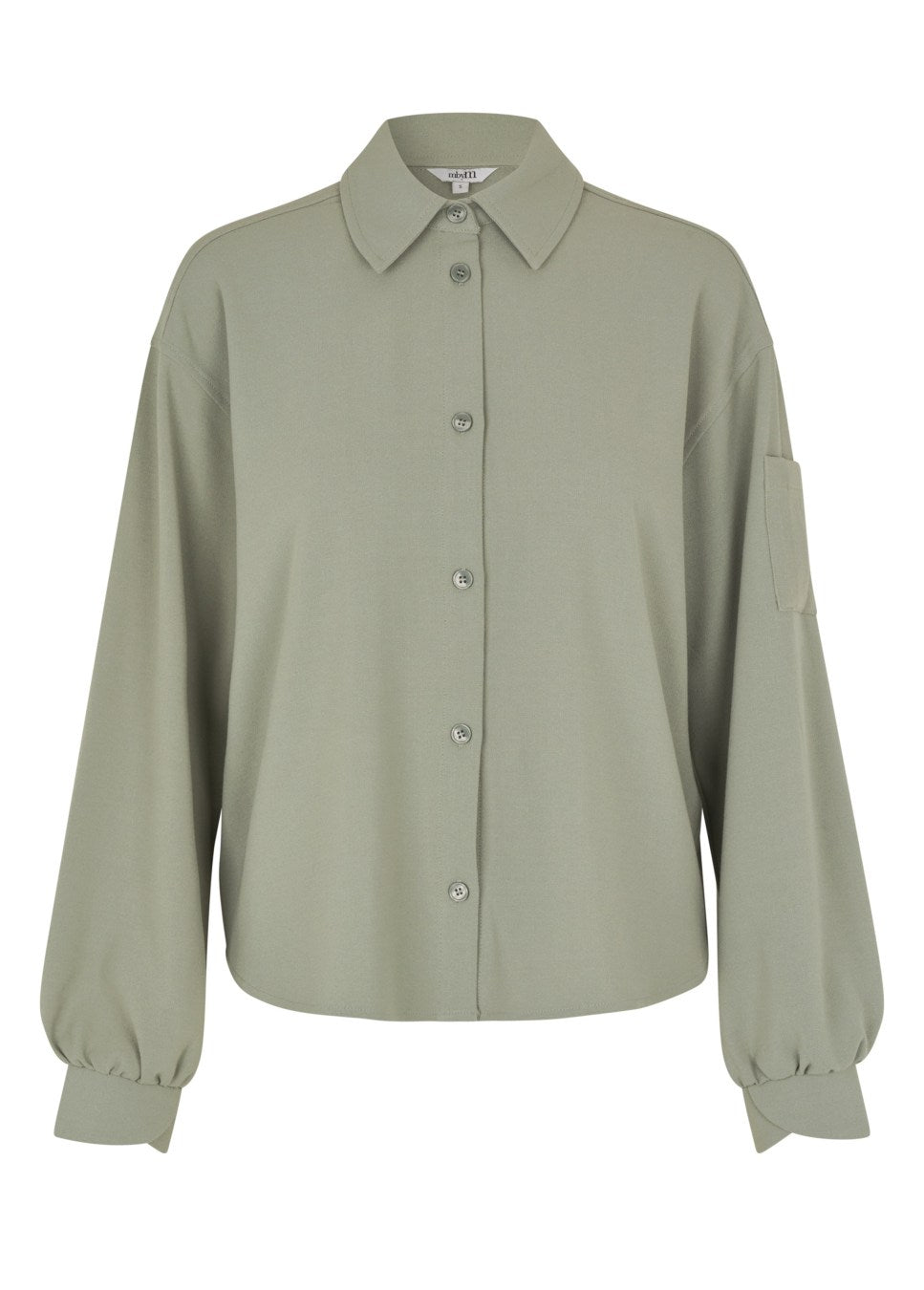 mbyM Cammia M blouse groen van kleur, product foto voorkant